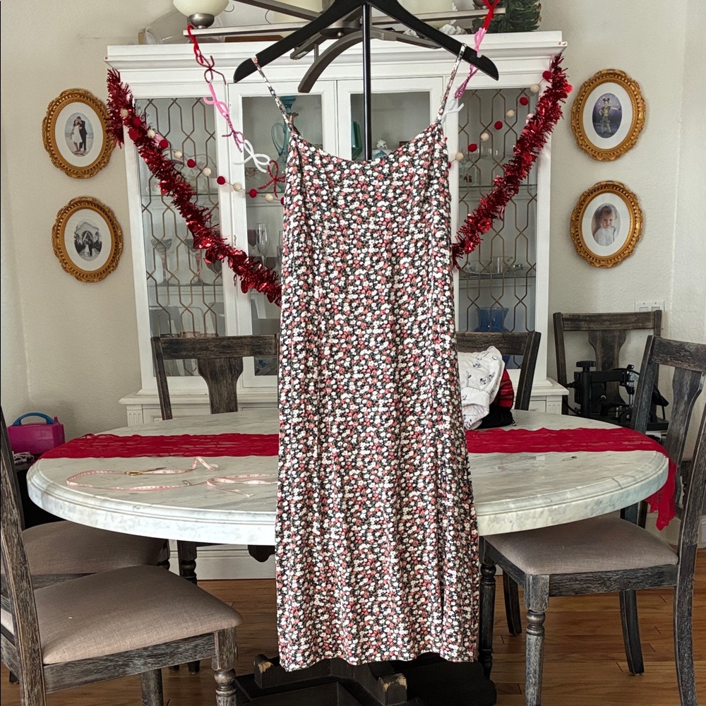 Volcom Floral Spaghetti Strap Dress